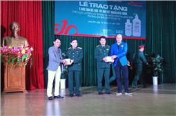 LLVT tỉnh Lạng Sơn: Nhận 2.000 chai gel rửa tay phòng, chống dịch từ các cơ quan, doanh nghiệp hỗ trợ